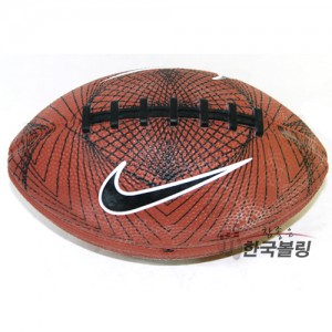 한국볼링 [연습용 미니 럭비공(브라운/라인디자인)]