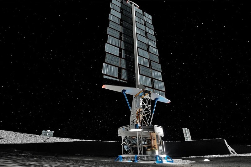 록히드마틴의 달 원자력발전 시스템 개념도. 록히드마틴 제공