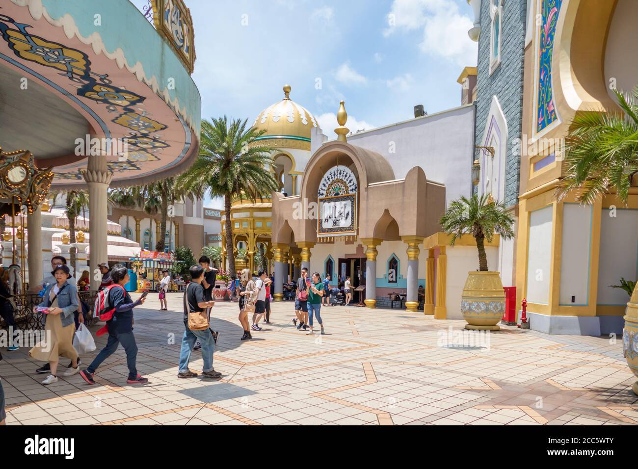 HSINCHU, TAIWAN - JUNE 28, 2020: Unidentified visitors at Leofoo Village Theme Park, a theme park in Guanxi Township, Hsinchu County Stock Photo - Alamy